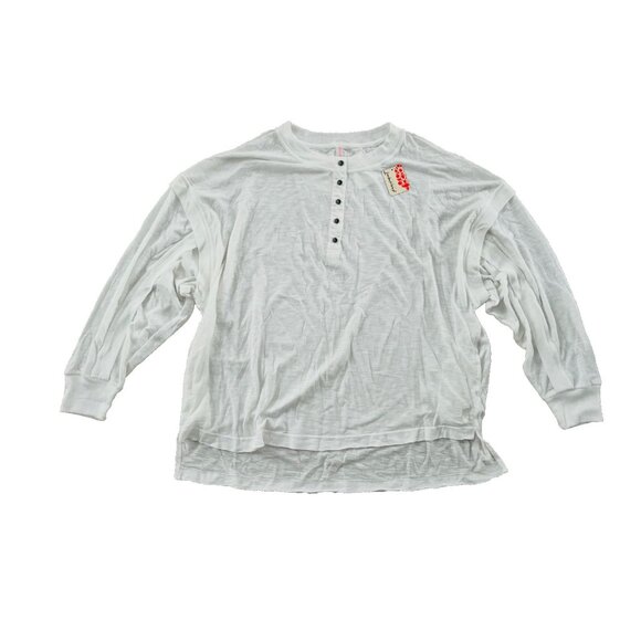 Free People Movement One Up Long Sleeve Top White ( S ) - Picture 4 of 5